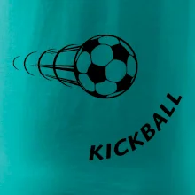 Kickball nápis šikmo