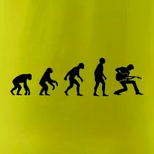 Evolúcia gitarista - kľačiaci