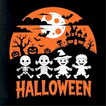 Dětské halloweenské triko