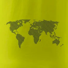 Mapa sveta odtlačok