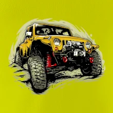Žltý offroad s navijakom