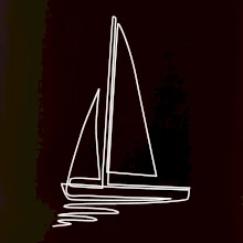 Plachetnica jedným ťahom