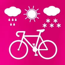 Cyklista za každého počasia Cyklista za každého počasia