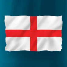 Anglická vlajka vejúca