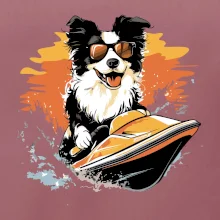 Border Kólia na vodnom skútri