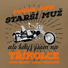 Možná jsem starší muž - tříkolka