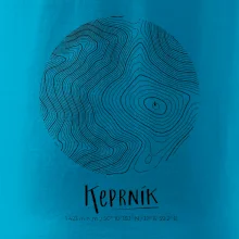Keprník - vrstevnice v kruhu