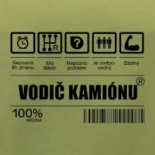 Čiarový kód - Vodič kamiónu