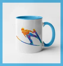 Skokan na lyžiach splash