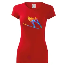 Skokan na lyžiach splash