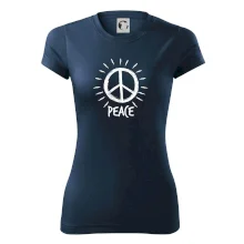 Peace symbol čiernobiely