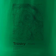 Trosky - vrstevnice v obdĺžniku