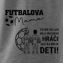 Futbalová mama - syn a dcéra (vaše meno a číslo)