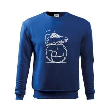 Futbalová lopta kopačka jedným ťahom Futbalová lopta kopačka jedným ťahom