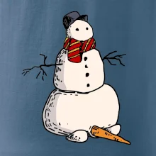 Snehuliak so spadnutým nosom