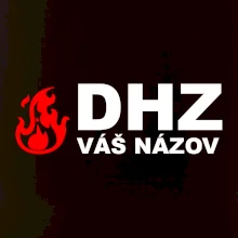 DHZ (oheň, názov sboru - vlastný nápis)