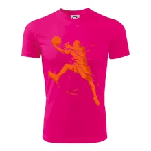 Basketball player splash