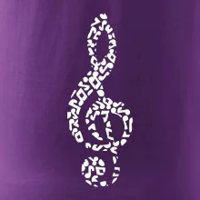 Husľový kľúč z nôt Husľový kľúč z nôt