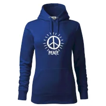 Peace symbol čiernobiely