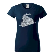 Stará lokomotiva z not