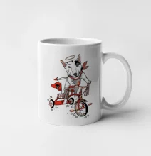 Bull terier anjel (Pecka design)