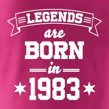 Legends are born in 1983