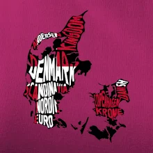 Mapy - názvy miest - Dánsko