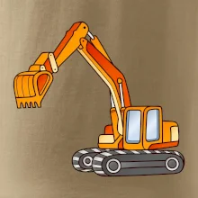 Bager bez nápisu oranžový