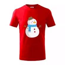 Snehuliak so šálom