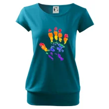 LGBT hand print