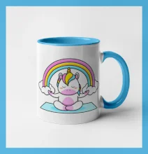 Yoga jednorožec - dúha