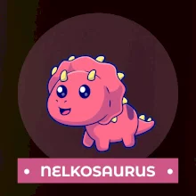 Dinosaurie mená - růžový dinosaurus