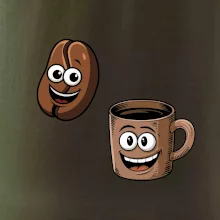 Parové tričko - Hrnček a káva