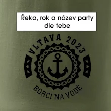 K vode - kotva (vlastný nápis)