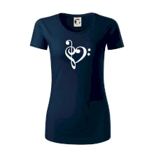 Husľový kľúč srdce