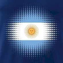 Argentína vlajka bodkovaná