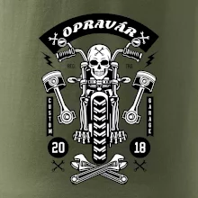 Motorkár  lebka opravár