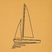 Plachetnica jedným ťahom