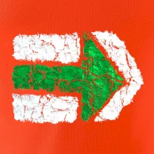 Párová turistická značka  zelená