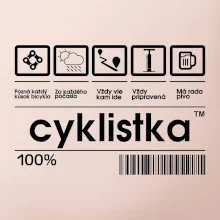 Čiarový kód - cyklista / cyklistka