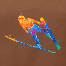 Skokan na lyžiach splash