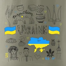 Ukrajina folklór - kreslené obrázky