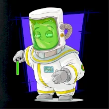 Vesmírny vojak tmavo modrý