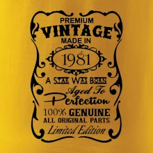 Vintage Etiketa - 1981