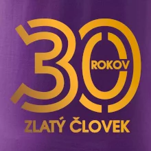 30 rokov zlatý človek