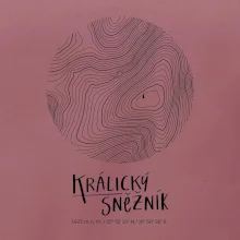 Králický Sněžník - vrstevnice v kruhu