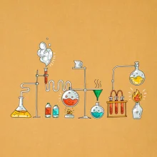 Chemická aparatúra farebná