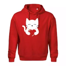 Mačka drží srdce Mačka drží srdce