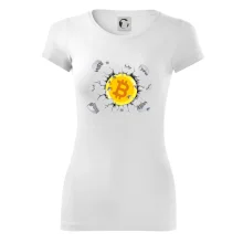 Bitcoin v tričku Bitcoin v tričku