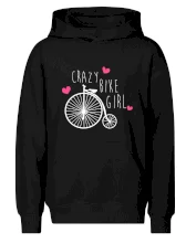 Crazy bike girl